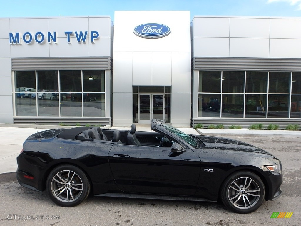 2016 Mustang GT Premium Convertible - Shadow Black / Ebony photo #1