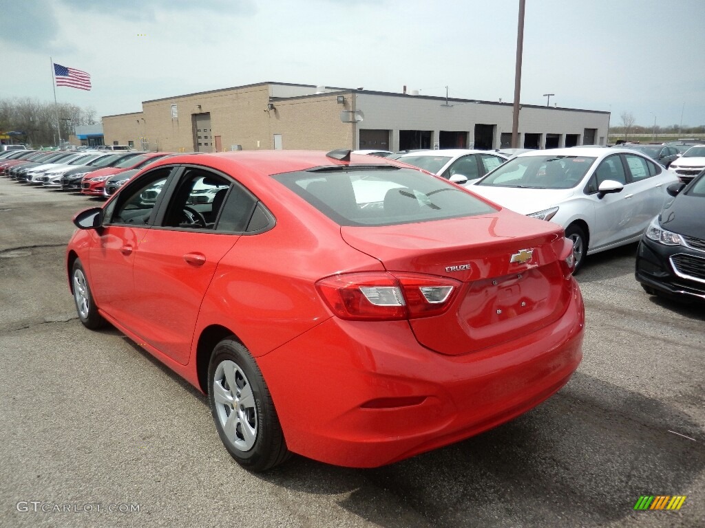 2017 Cruze LS - Red Hot / Jet Black photo #6