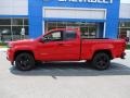 2017 Red Hot Chevrolet Colorado LT Extended Cab 4x4  photo #2