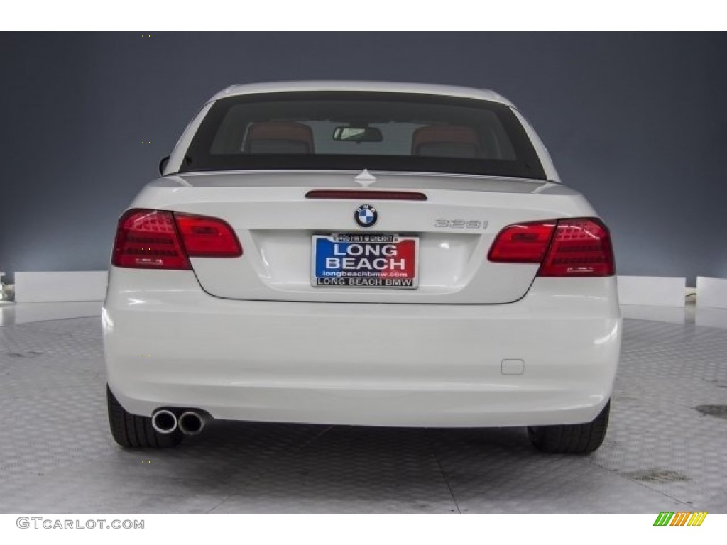 2013 3 Series 328i Convertible - Mineral White Metallic / Coral Red/Black photo #3