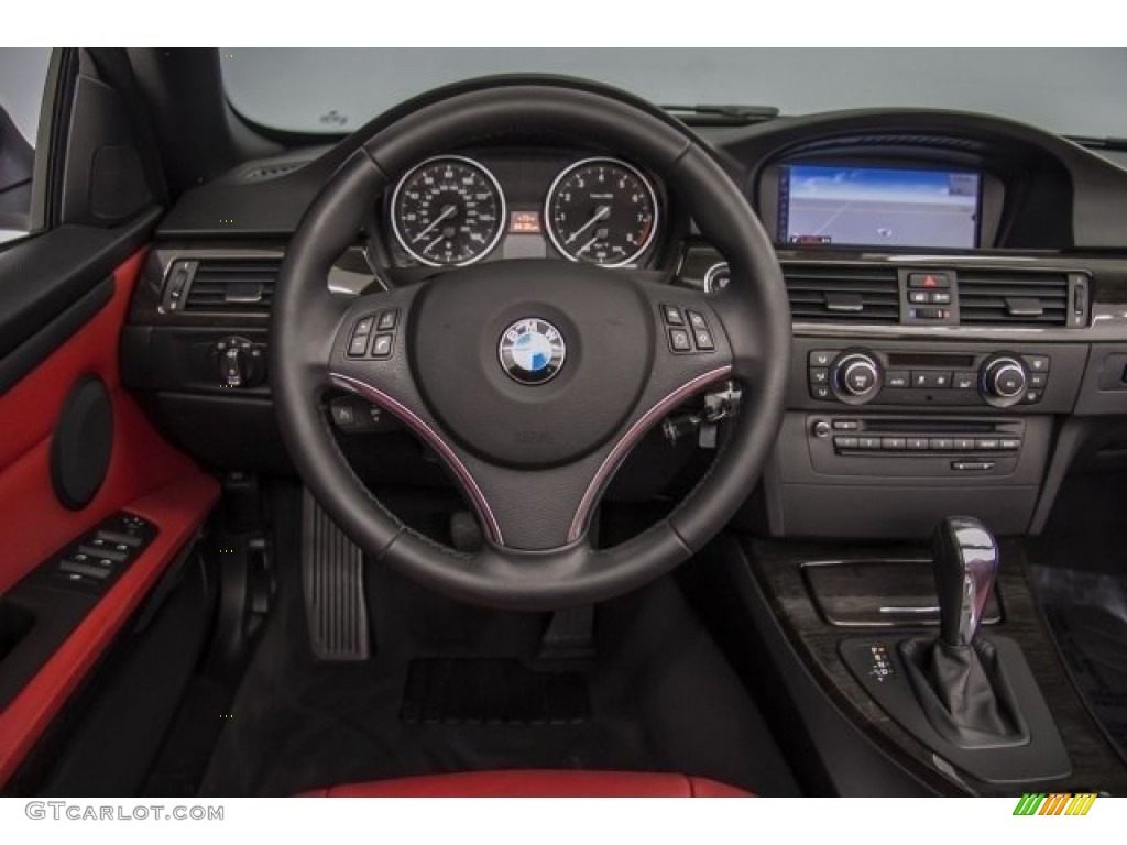 2013 3 Series 328i Convertible - Mineral White Metallic / Coral Red/Black photo #4