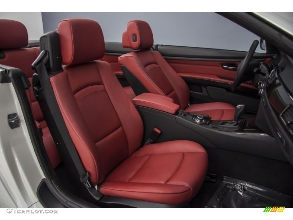 2013 3 Series 328i Convertible - Mineral White Metallic / Coral Red/Black photo #6