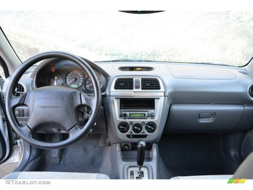 2004 Impreza Outback Sport Wagon - Platinum Silver Metallic / Gray photo #12