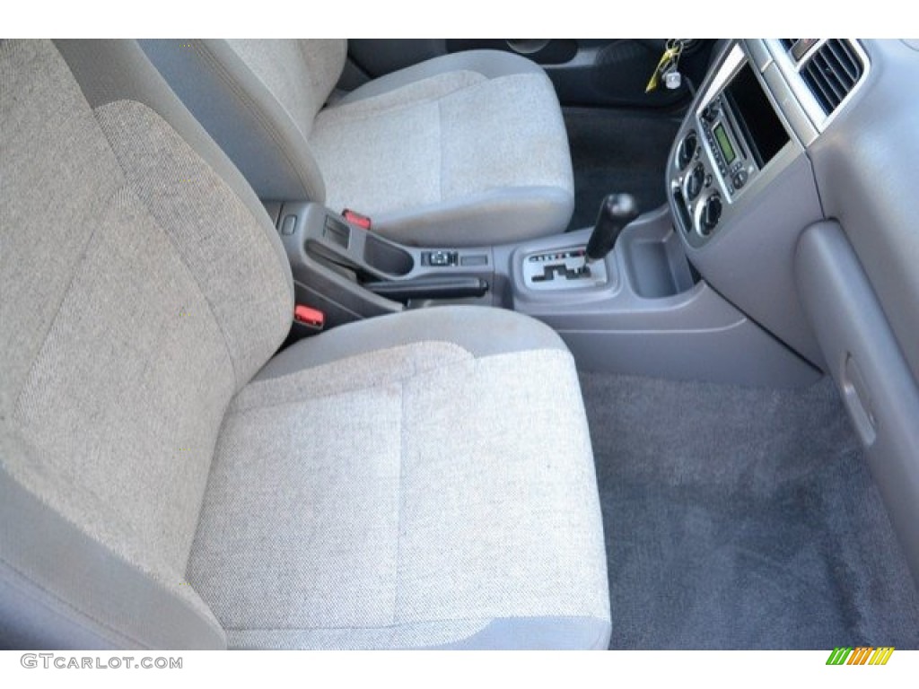2004 Impreza Outback Sport Wagon - Platinum Silver Metallic / Gray photo #15