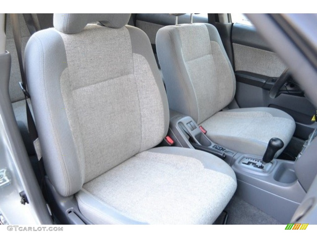 2004 Impreza Outback Sport Wagon - Platinum Silver Metallic / Gray photo #16