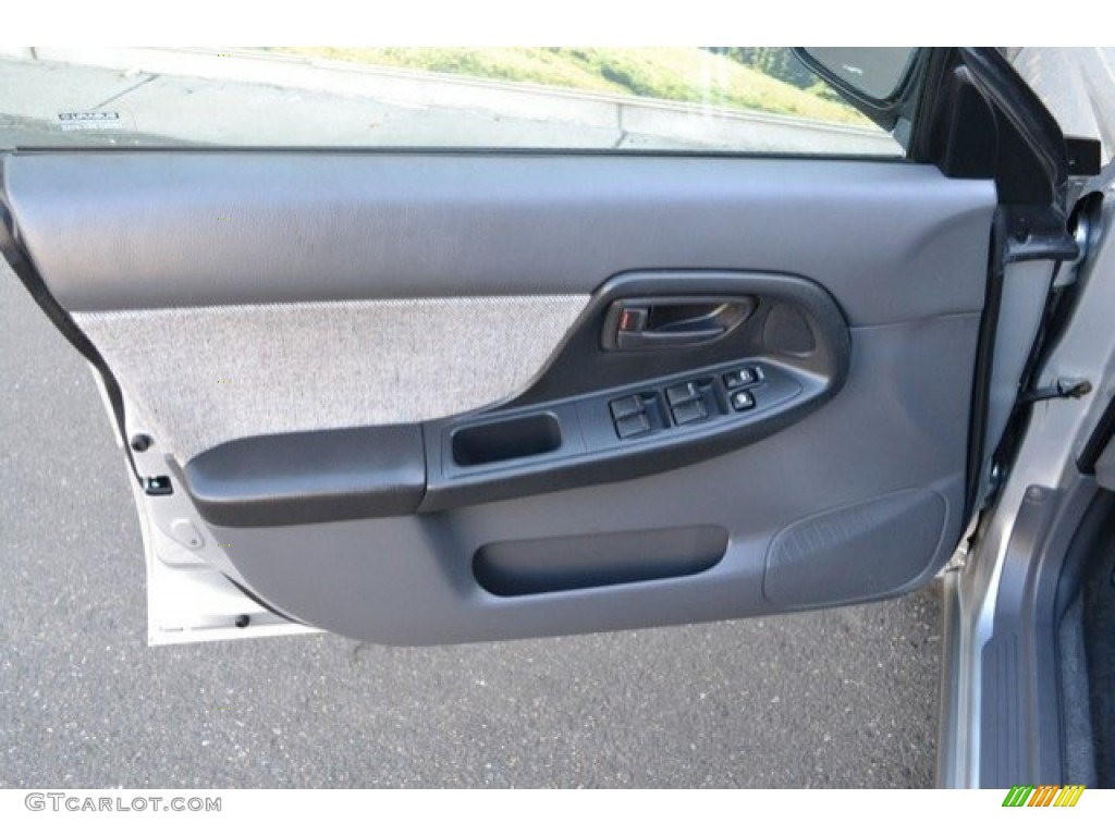 2004 Impreza Outback Sport Wagon - Platinum Silver Metallic / Gray photo #21