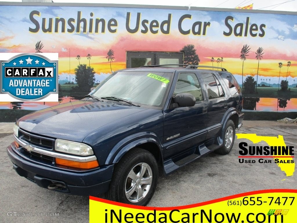 2003 Blazer LS 4x4 - Indigo Blue Metallic / Graphite photo #1