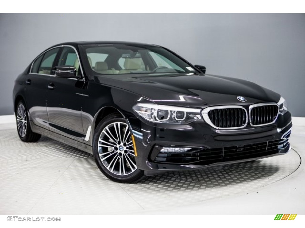 Jet Black 2017 BMW 5 Series 530i Sedan Exterior Photo #119989910