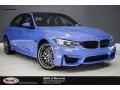 2017 Yas Marina Blue Metallic BMW M3 Sedan  photo #1