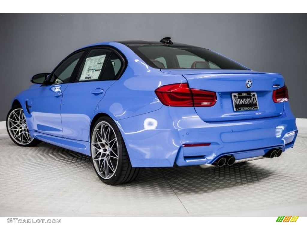 2017 M3 Sedan - Yas Marina Blue Metallic / Sakhir Orange/Black photo #3