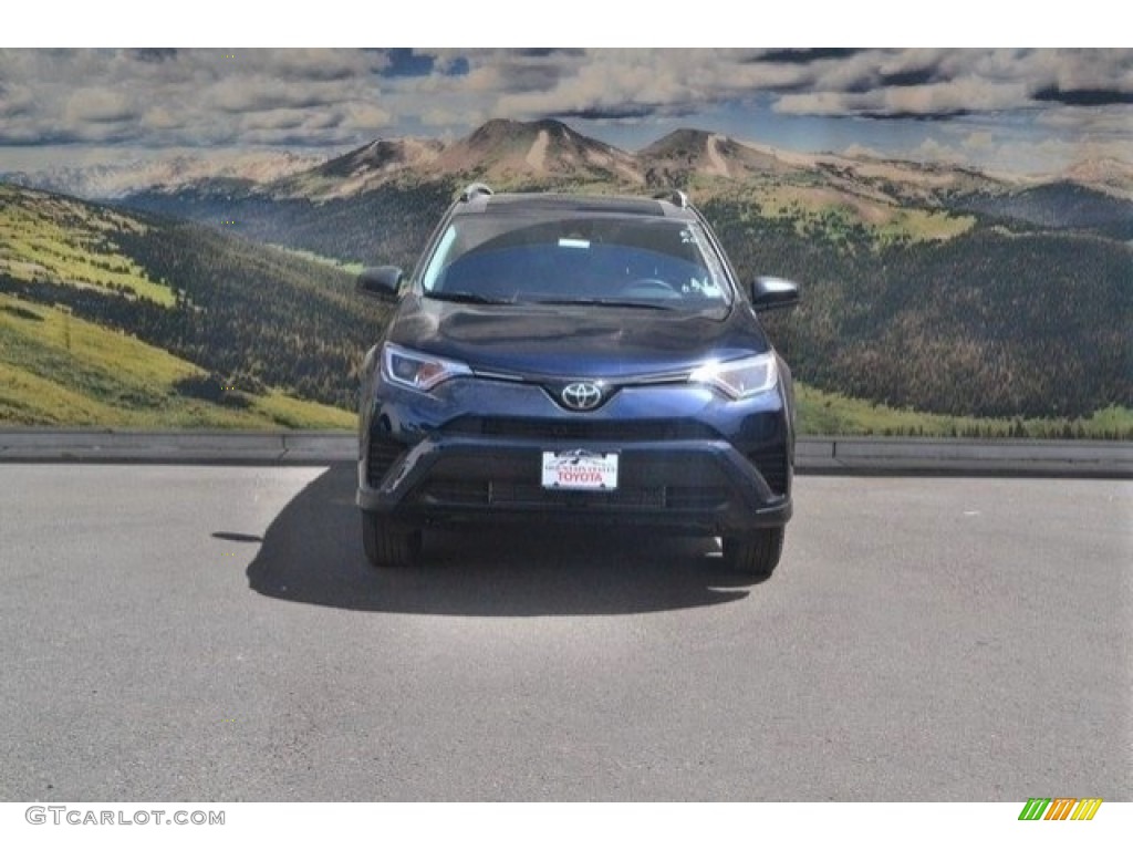 2017 RAV4 LE - Galactic Aqua Mica / Black photo #2