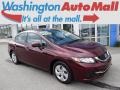 Crimson Pearl - Civic LX Sedan Photo No. 1