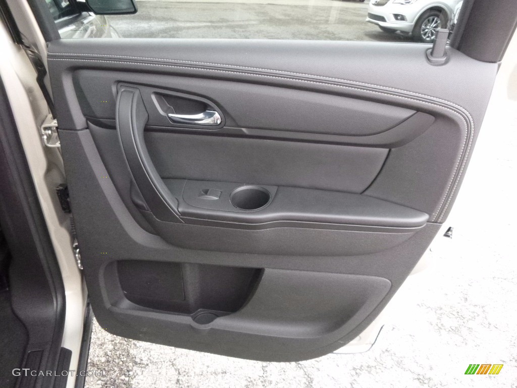 2014 GMC Acadia SLE AWD Ebony Door Panel Photo #119994240