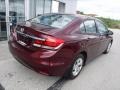 Crimson Pearl - Civic LX Sedan Photo No. 9
