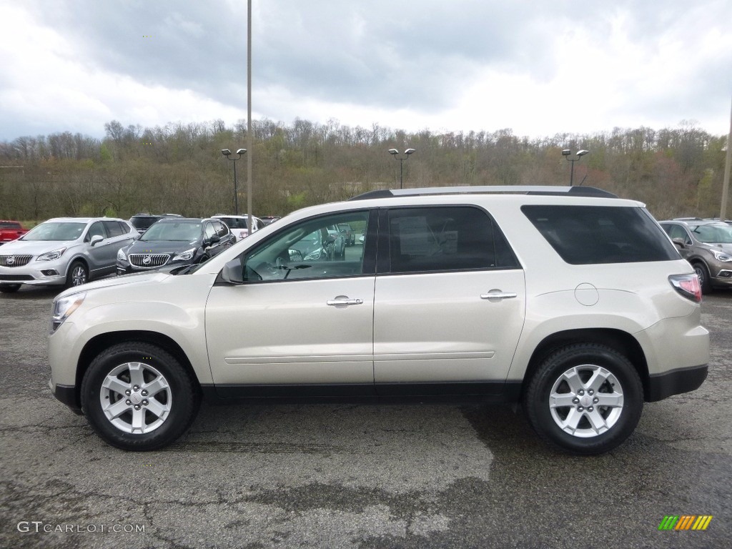 Champagne Silver Metallic 2014 GMC Acadia SLE AWD Exterior Photo #119994365