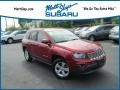 2014 Deep Cherry Red Crystal Pearl Jeep Compass Latitude 4x4  photo #1