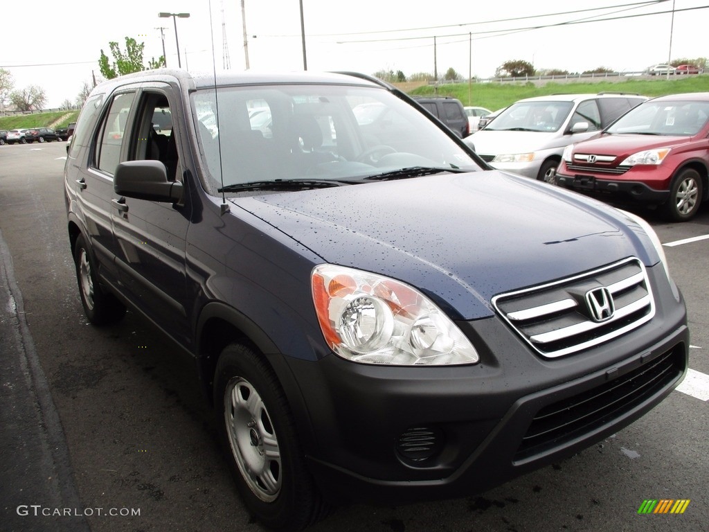 2005 CR-V LX 4WD - Eternal Blue Pearl / Black photo #8