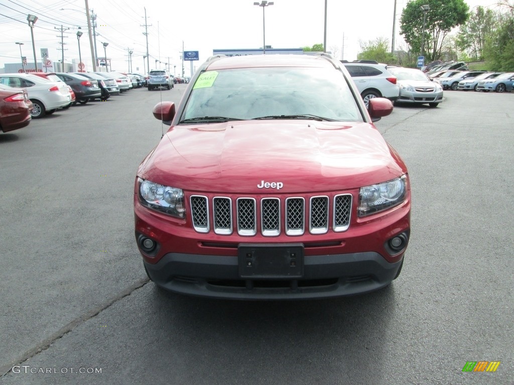 2014 Compass Latitude 4x4 - Deep Cherry Red Crystal Pearl / Dark Slate Gray/Light Pebble photo #3