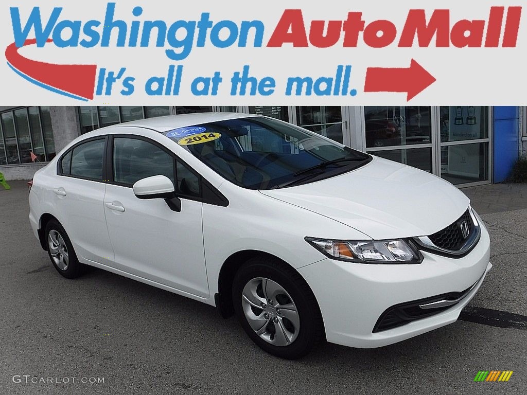 Taffeta White Honda Civic