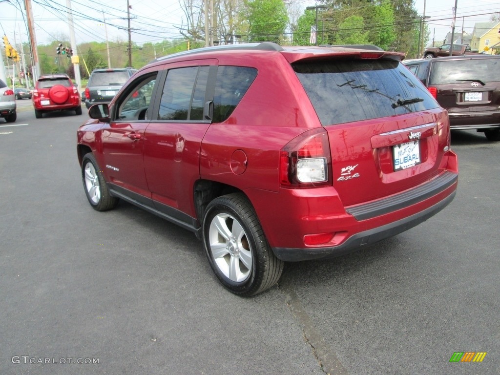 2014 Compass Latitude 4x4 - Deep Cherry Red Crystal Pearl / Dark Slate Gray/Light Pebble photo #8