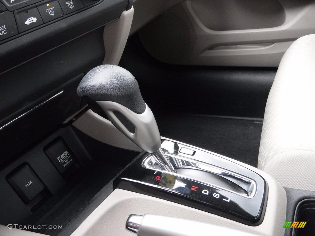 2014 Civic LX Sedan - Taffeta White / Beige photo #16