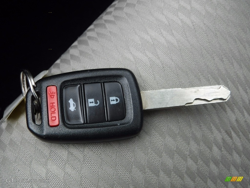 2014 Civic LX Sedan - Taffeta White / Beige photo #23