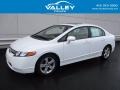 Taffeta White 2007 Honda Civic EX Sedan