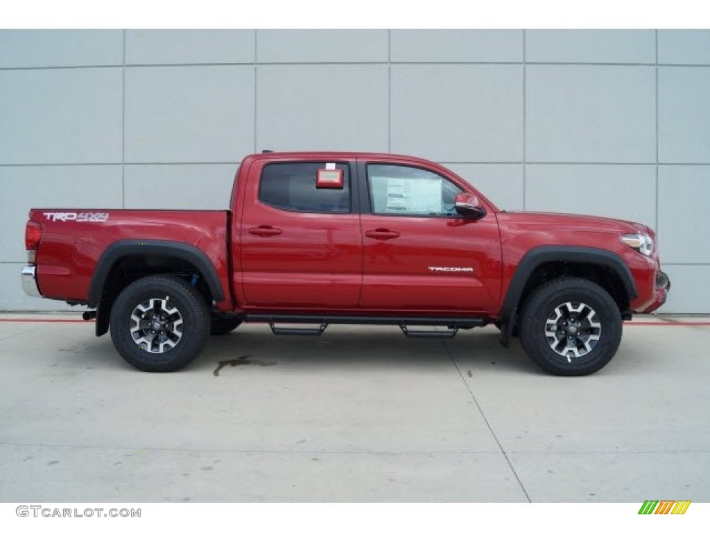 Barcelona Red Metallic 2017 Toyota Tacoma TRD Off Road Double Cab 4x4 Exterior Photo #119996796
