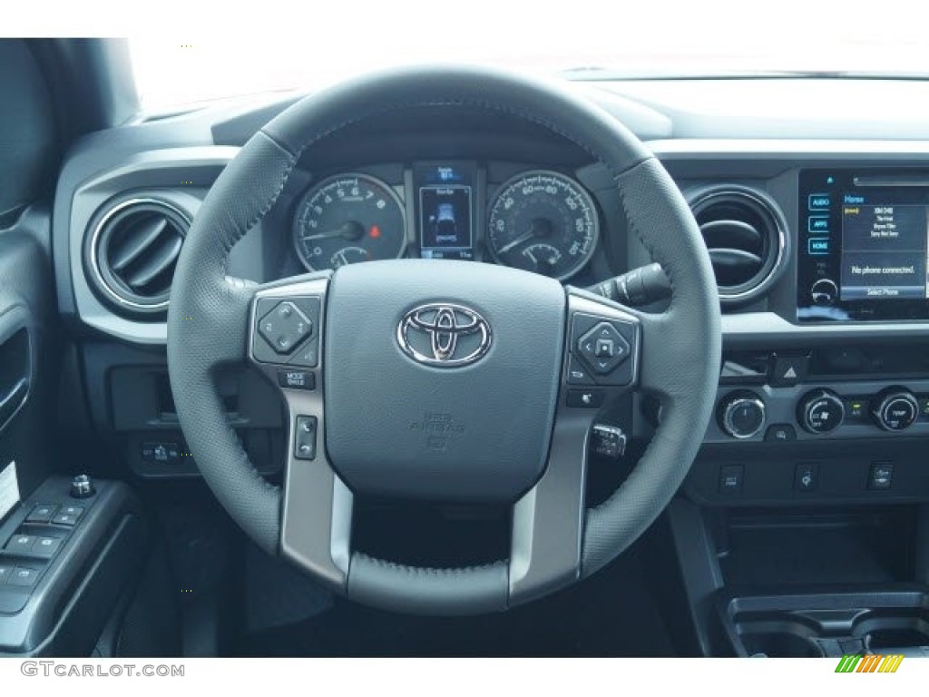 2017 Toyota Tacoma TRD Off Road Double Cab 4x4 TRD Graphite Steering Wheel Photo #119996850