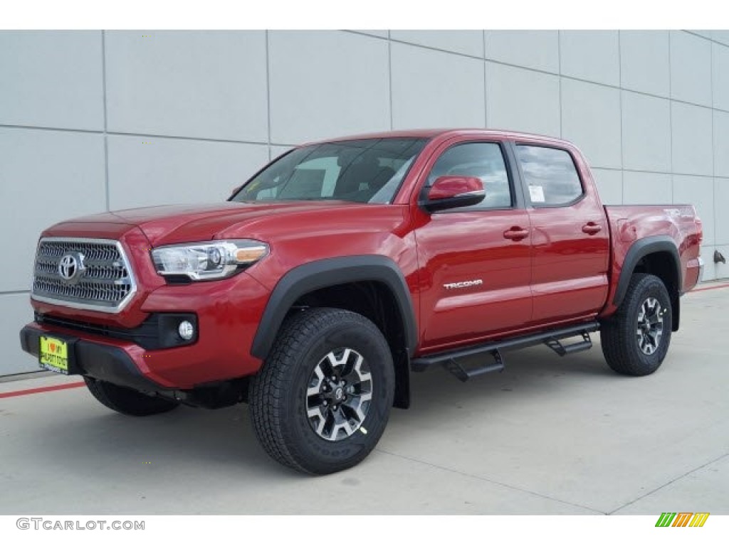 Barcelona Red Metallic 2017 Toyota Tacoma TRD Off Road Double Cab 4x4 Exterior Photo #119997006