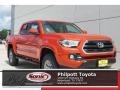 2017 Inferno Orange Toyota Tacoma SR5 Double Cab  photo #1