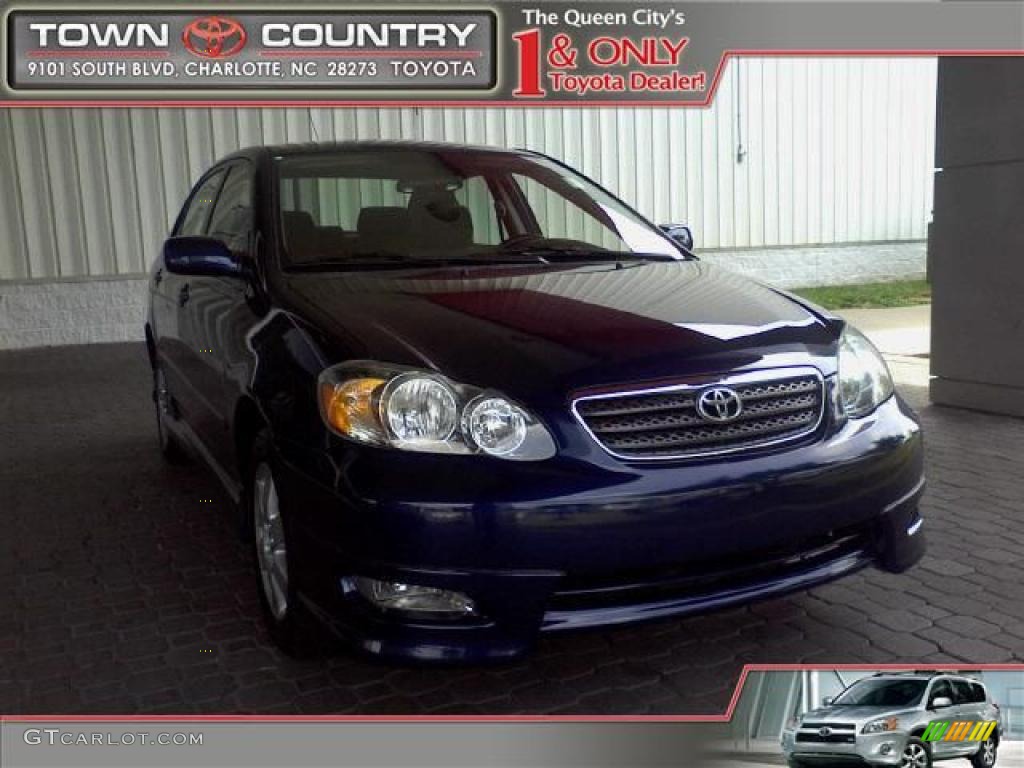 2006 Corolla S - Indigo Ink Pearl / Dark Charcoal photo #1