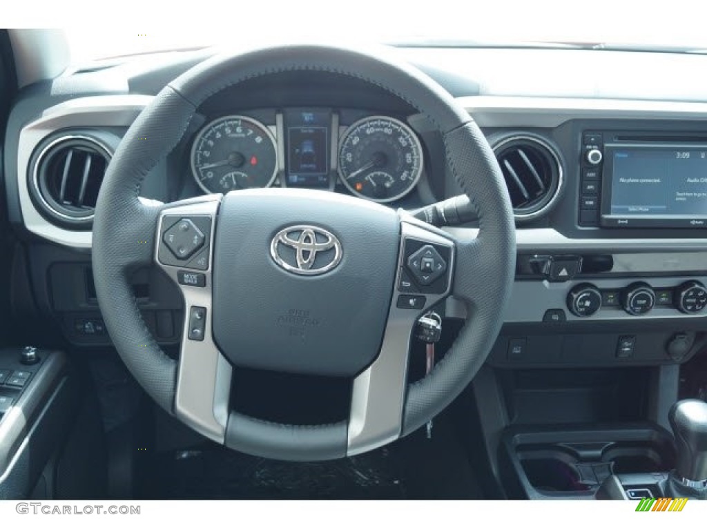 2017 Tacoma SR5 Double Cab - Inferno Orange / Cement Gray photo #6