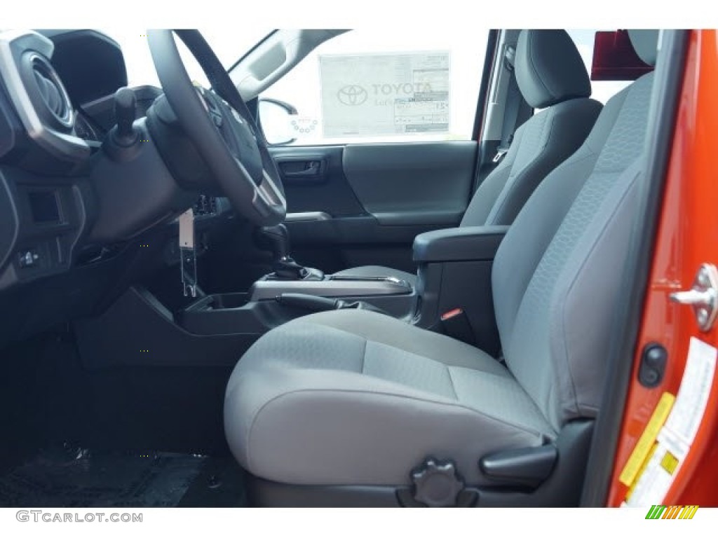 2017 Tacoma SR5 Double Cab - Inferno Orange / Cement Gray photo #7