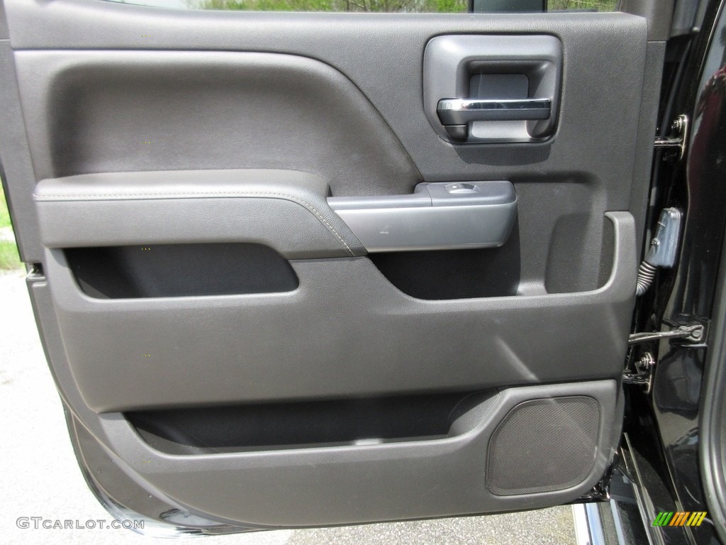 2015 Chevrolet Silverado 2500HD LT Crew Cab 4x4 Jet Black/Dark Ash Door Panel Photo #119998083