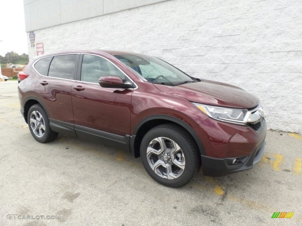 2017 CR-V EX-L AWD - Basque Red Pearl II / Gray photo #1