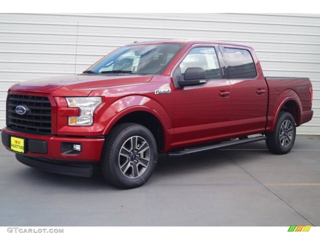 Ruby Red 2017 Ford F150 XLT SuperCrew Exterior Photo #119998437