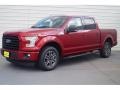 2017 Ruby Red Ford F150 XLT SuperCrew  photo #3