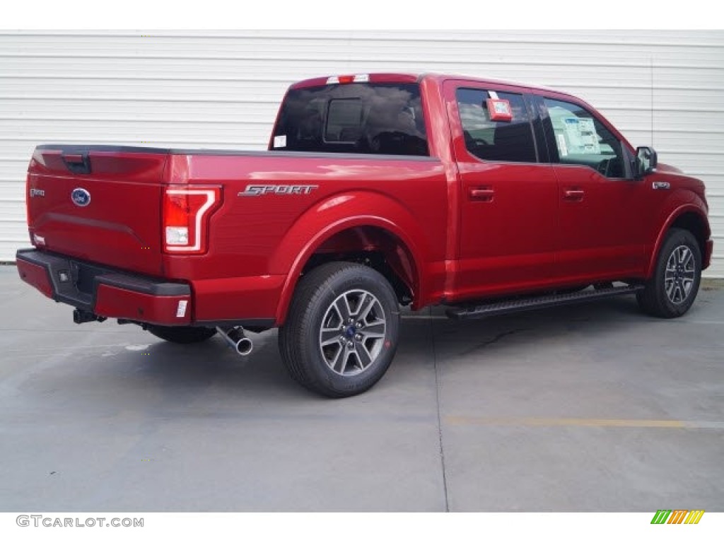 2017 F150 XLT SuperCrew - Ruby Red / Black photo #6