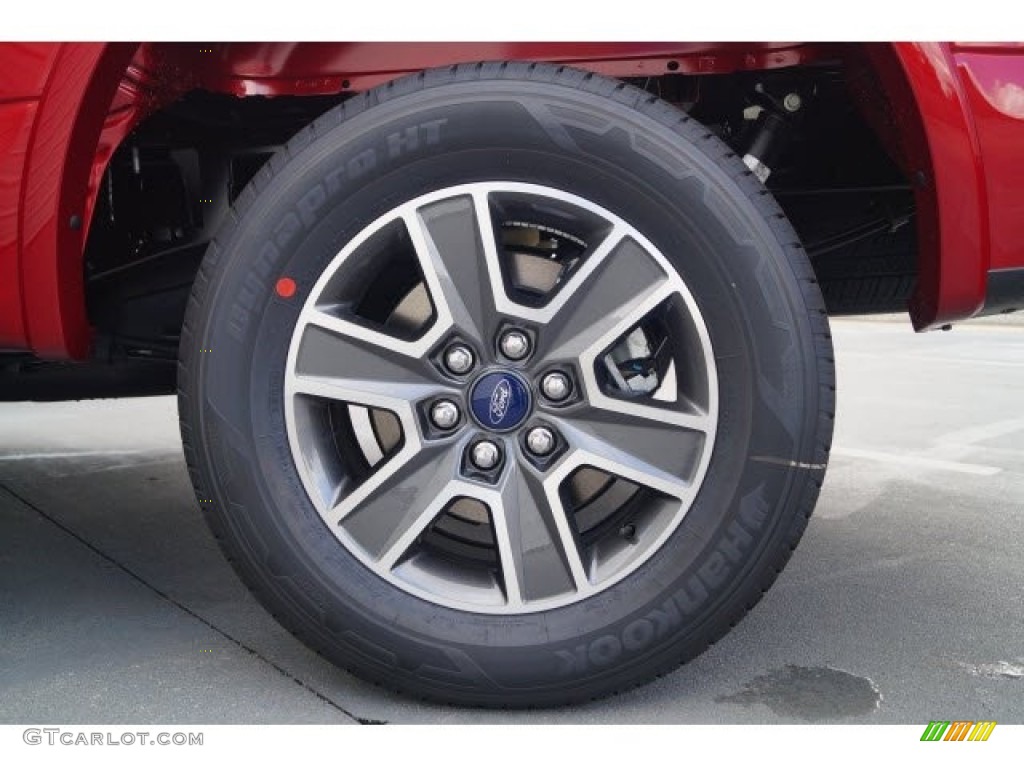 2017 F150 XLT SuperCrew - Ruby Red / Black photo #9