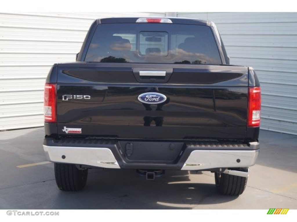 2017 F150 XLT SuperCrew - Shadow Black / Earth Gray photo #5