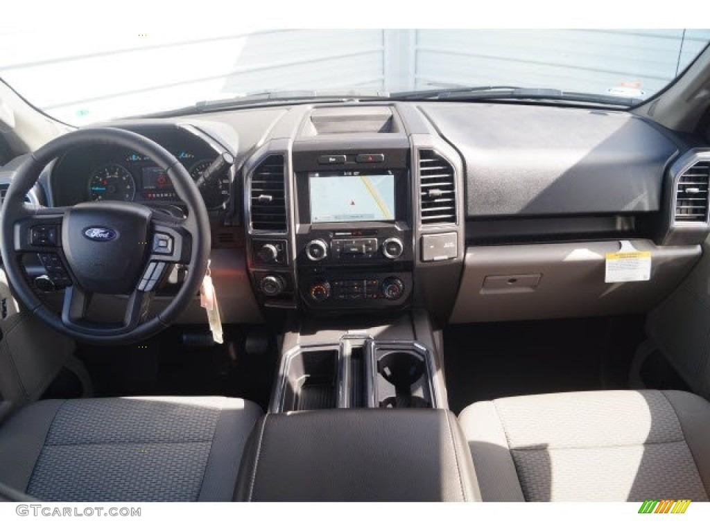 2017 F150 XLT SuperCrew - Shadow Black / Earth Gray photo #7
