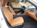 2014 BMW 3 Series Saddle Brown Interior Front Seat Photo
