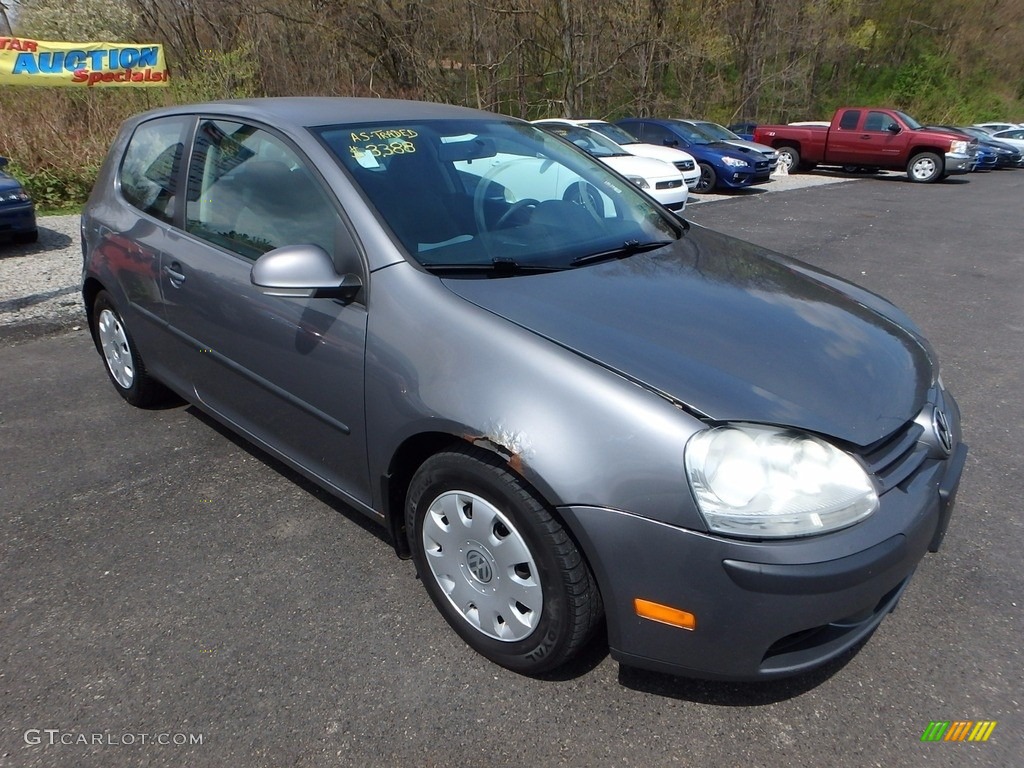 United Grey Metallic 2007 Volkswagen Rabbit 2 Door Exterior Photo #119999670