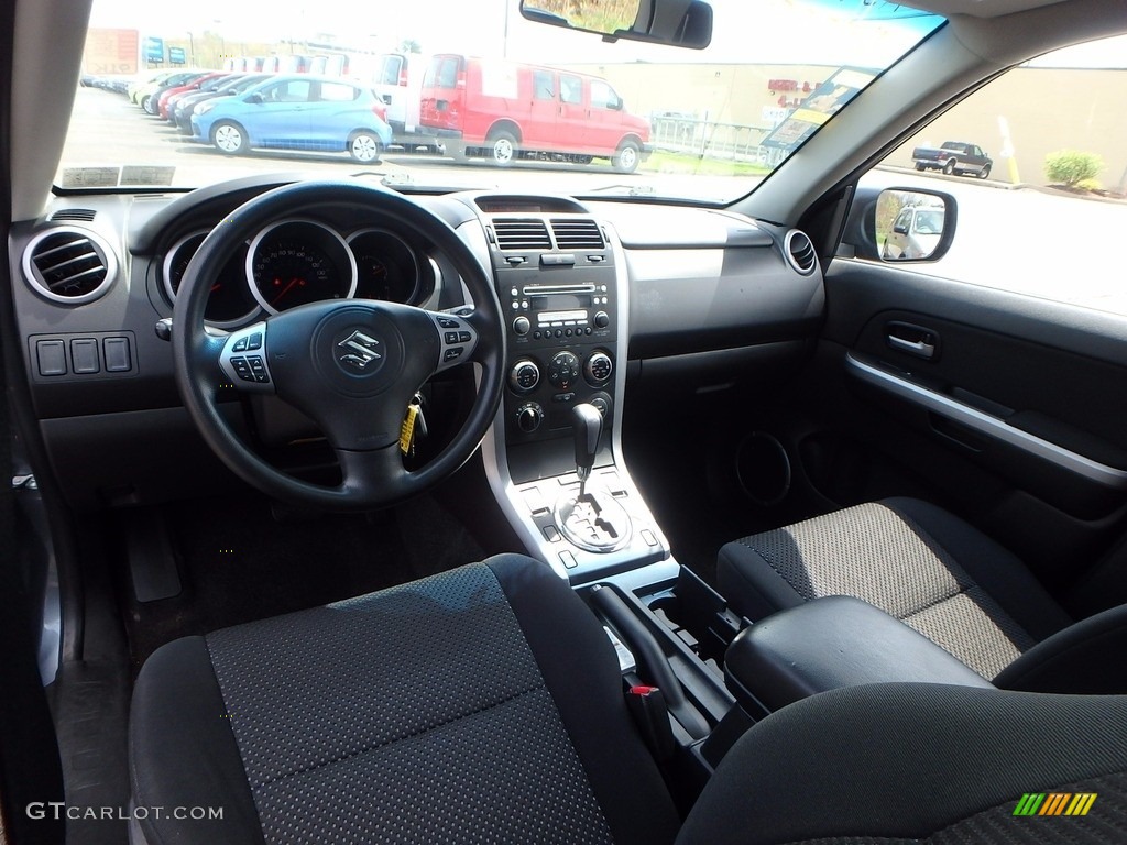 2007 Grand Vitara 4x4 - Azure Grey Metallic / Black photo #10