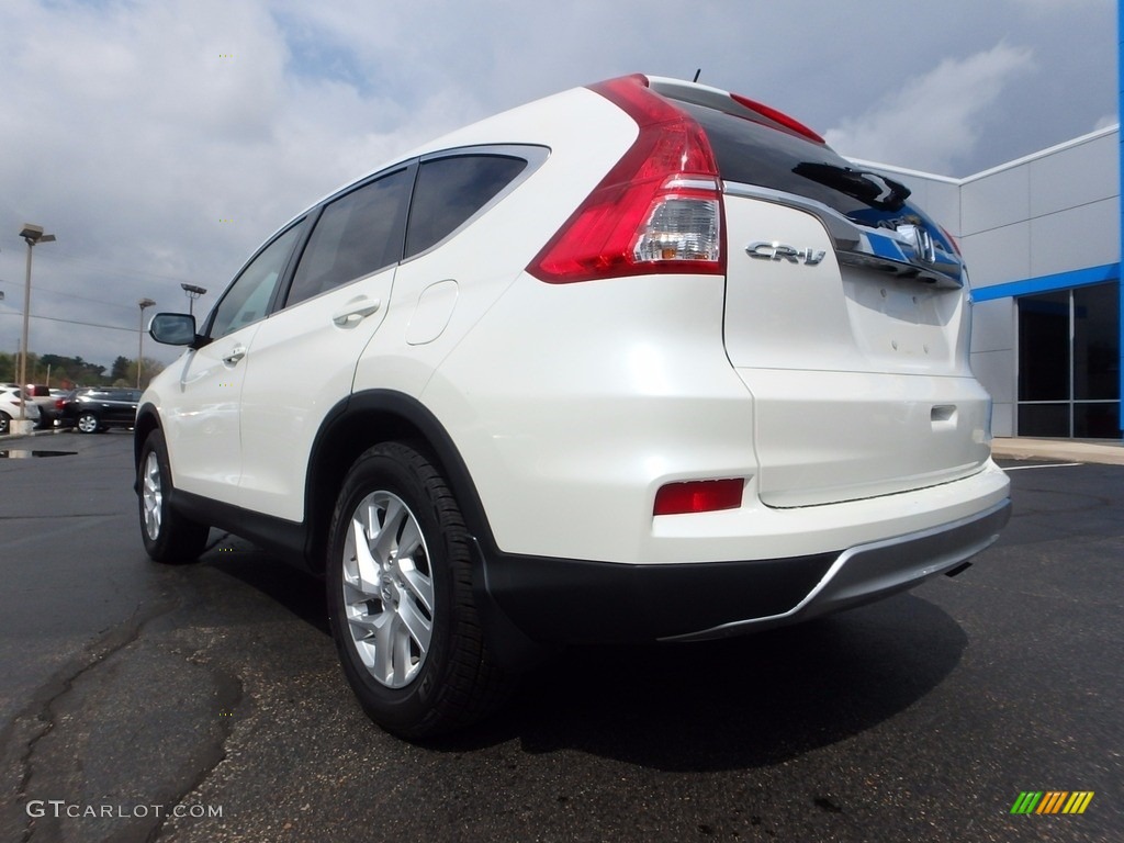 2015 CR-V EX AWD - White Diamond Pearl / Beige photo #5