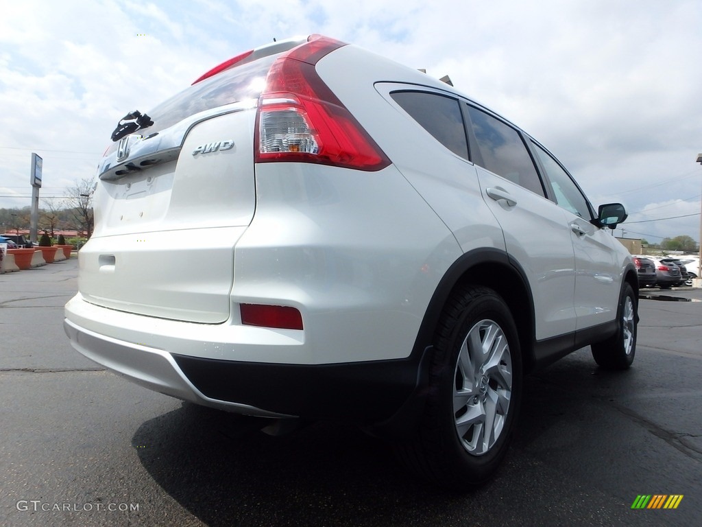 2015 CR-V EX AWD - White Diamond Pearl / Beige photo #9