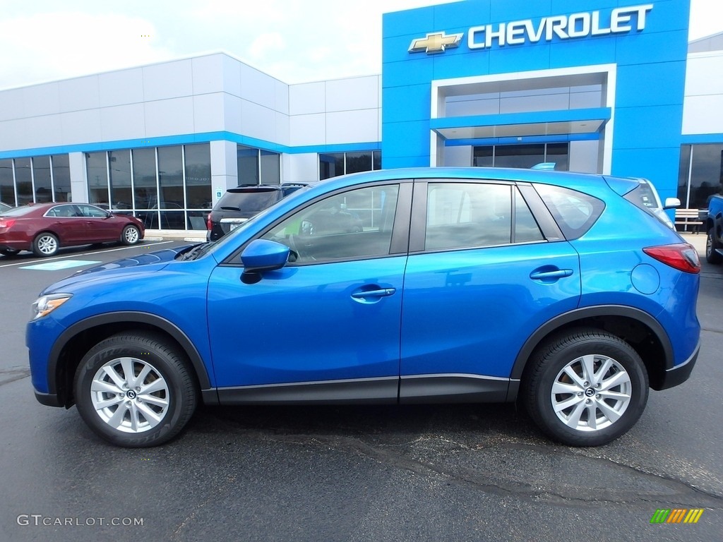 2014 CX-5 Sport AWD - Sky Blue Mica / Black photo #3
