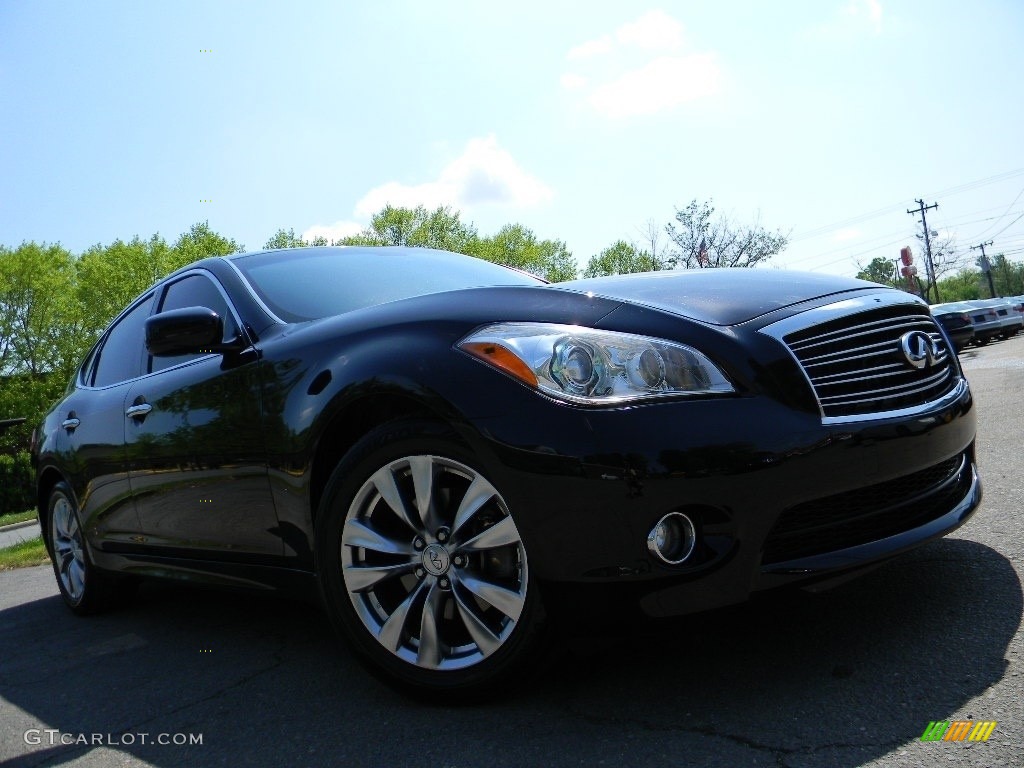 2012 M 37 Sedan - Black Obsidian / Graphite photo #2