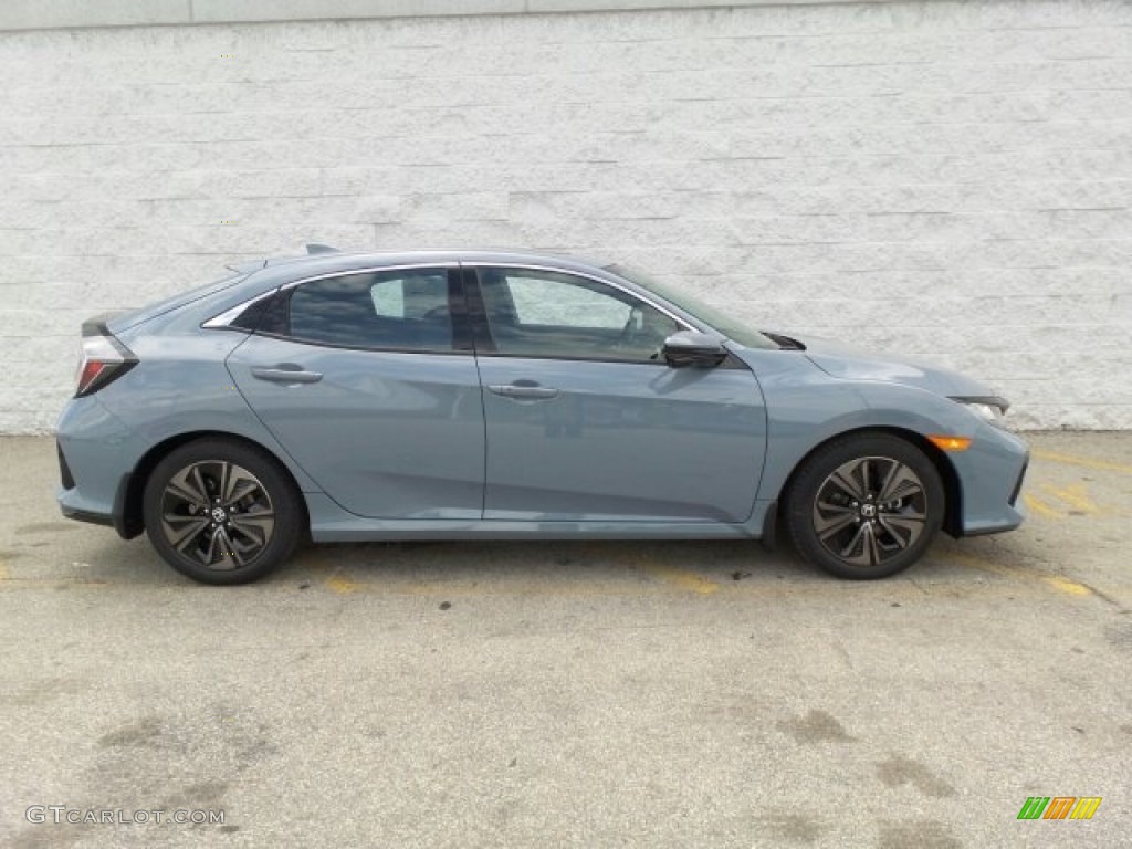 Sonic Gray Pearl 2017 Honda Civic EX Hatchback Exterior Photo #120002172